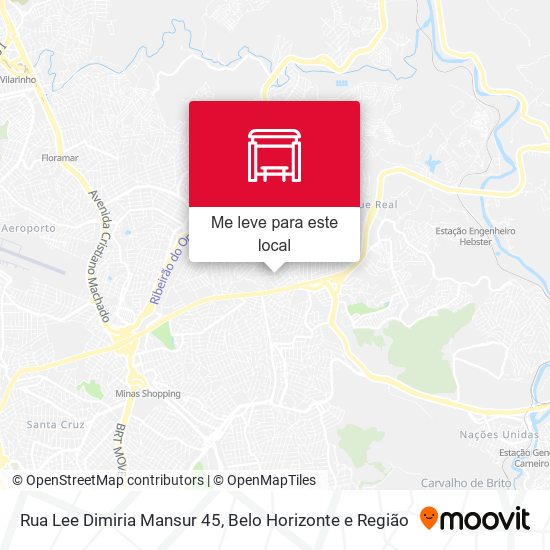 Rua Lee Dimiria Mansur 45 mapa