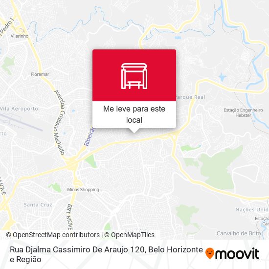 Rua Djalma Cassimiro De Araujo 120 mapa
