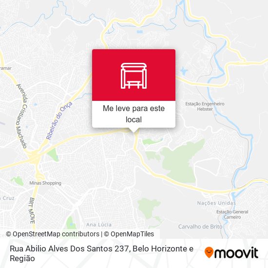Rua Abilio Alves Dos Santos 237 mapa