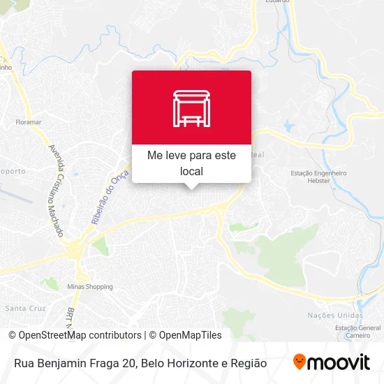 Rua Benjamin Fraga 20 mapa