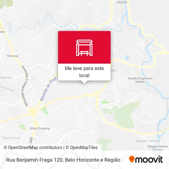 Rua Benjamin Fraga 120 mapa