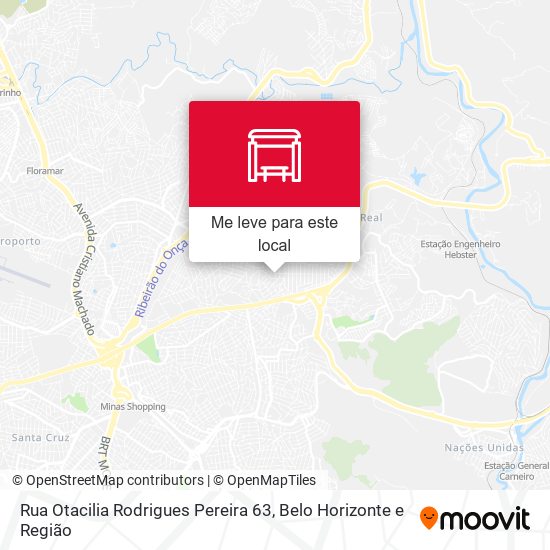 Rua Otacilia Rodrigues Pereira 63 mapa