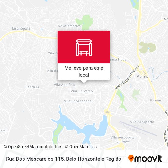 Rua Dos Mescarelos 115 mapa