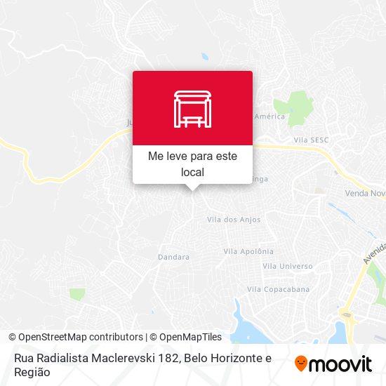 Rua Radialista Maclerevski 182 mapa