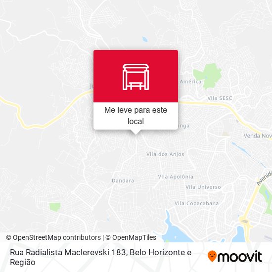 Rua Radialista Maclerevski 183 mapa