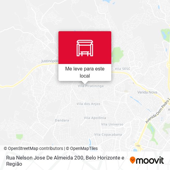 Rua Nelson Jose De Almeida 200 mapa