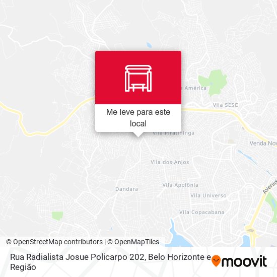 Rua Radialista Josue Policarpo 202 mapa