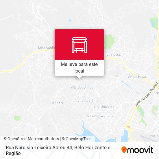 Rua Narcisio Teixeira Abreu 84 mapa