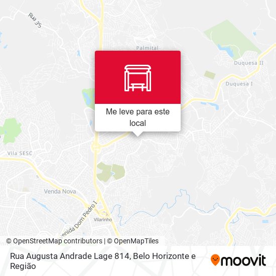 Rua Augusta Andrade Lage 814 mapa