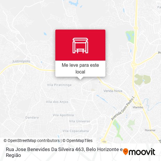 Rua Jose Benevides Da Silveira 463 mapa