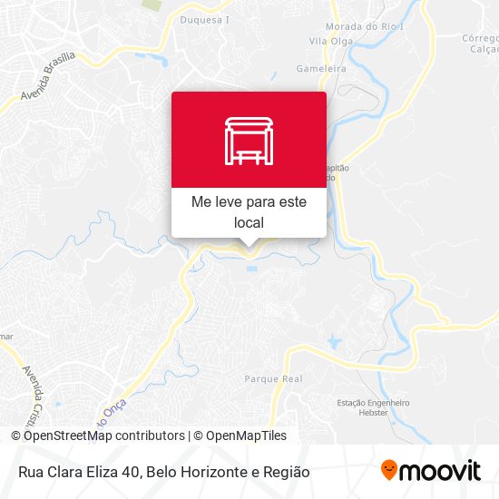 Rua Clara Eliza 40 mapa