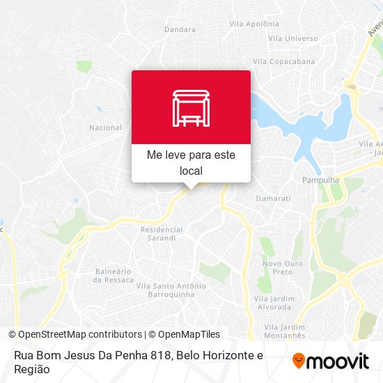 Rua Bom Jesus Da Penha 818 mapa