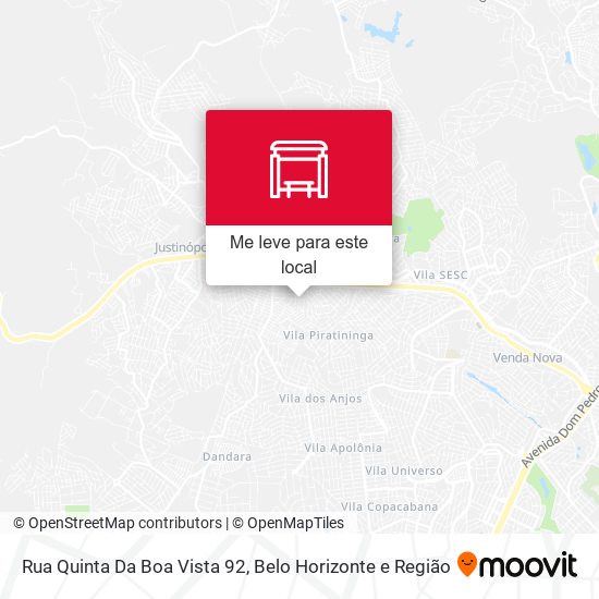 Rua Quinta Da Boa Vista 92 mapa