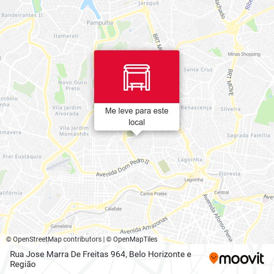 Rua Jose Marra De Freitas 964 mapa