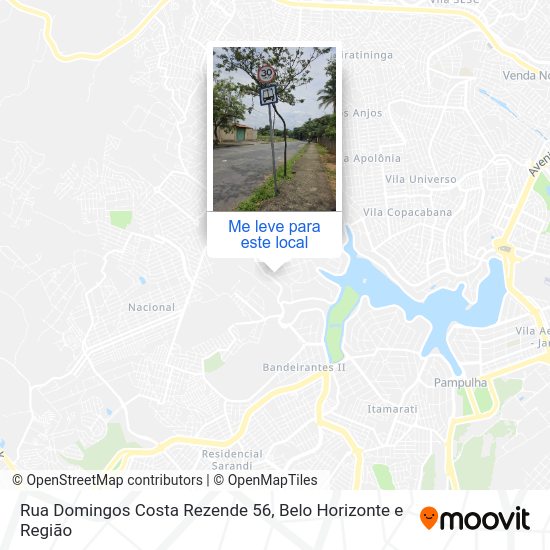 Rua Domingos Costa Rezende 56 mapa
