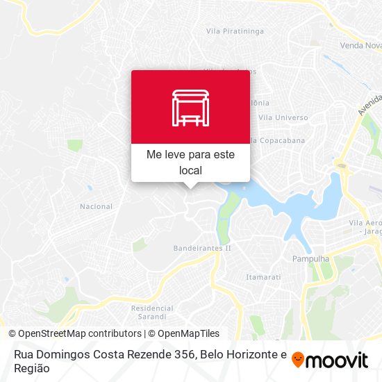 Rua Domingos Costa Rezende 356 mapa
