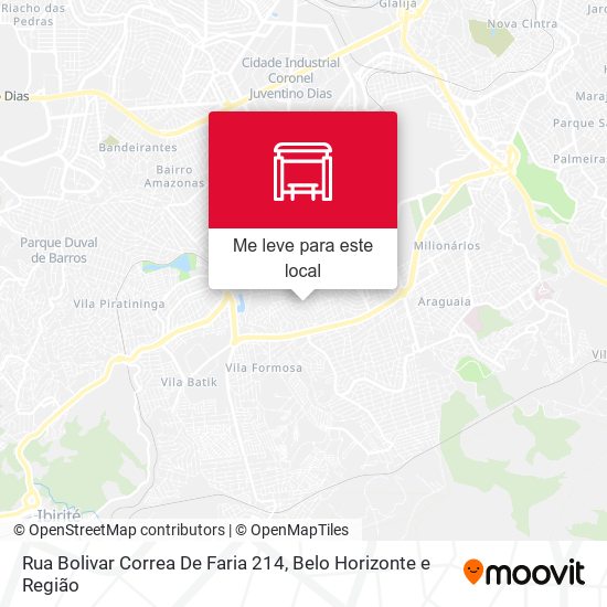 Rua Bolivar Correa De Faria 214 mapa