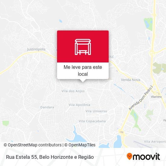 Rua Estela 55 mapa
