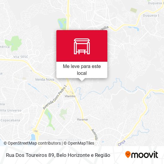 Rua Dos Toureiros 89 mapa