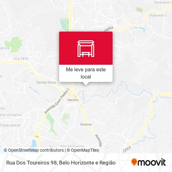 Rua Dos Toureiros 98 mapa
