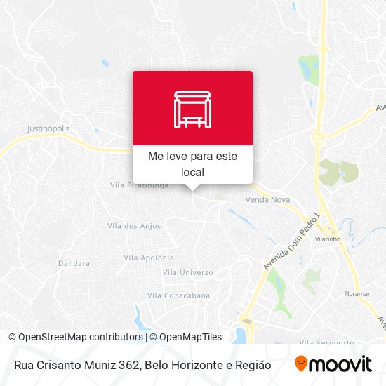 Rua Crisanto Muniz 362 mapa