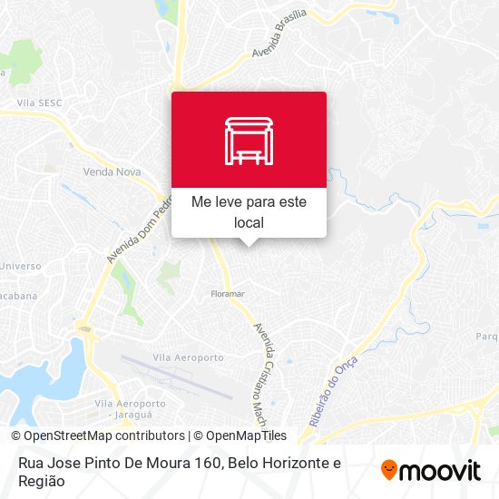 Rua Jose Pinto De Moura 160 mapa