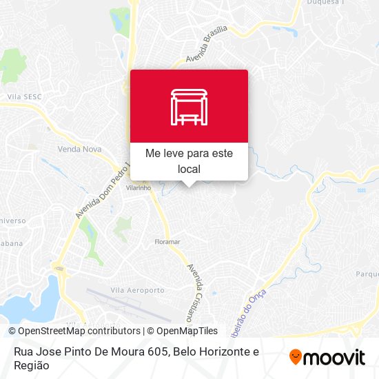 Rua Jose Pinto De Moura 605 mapa