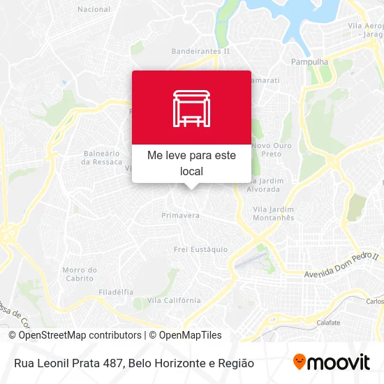 Rua Leonil Prata 487 mapa