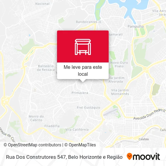 Rua Dos Construtores 547 mapa