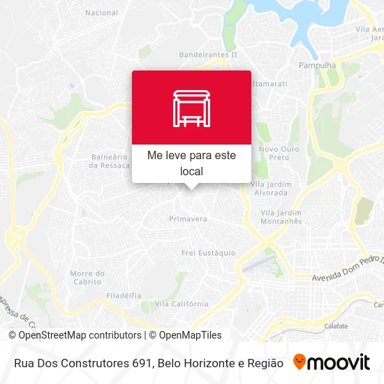 Rua Dos Construtores 691 mapa