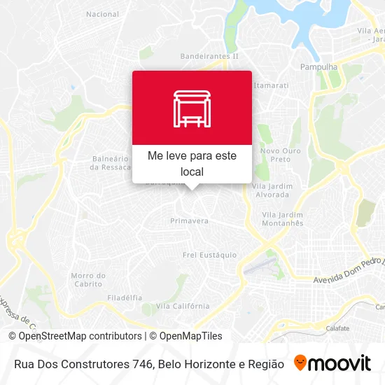 Rua Dos Construtores 746 mapa