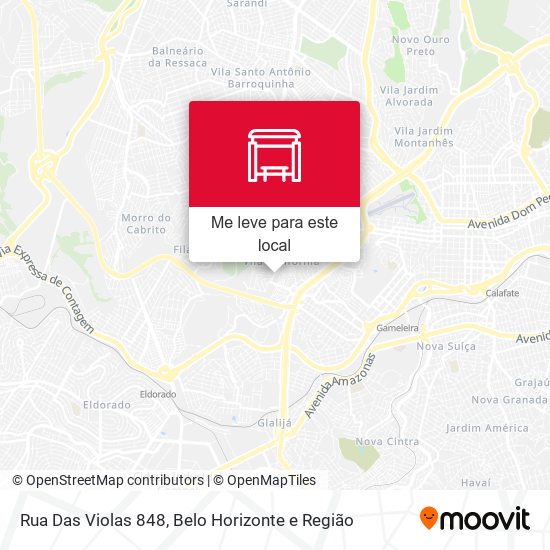 Rua Das Violas 848 mapa