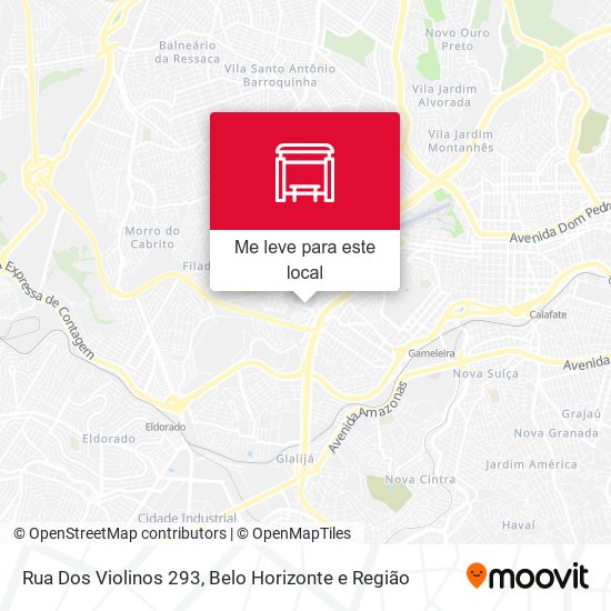 Rua Dos Violinos 293 mapa