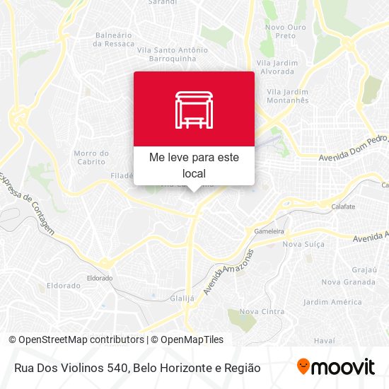 Rua Dos Violinos 540 mapa