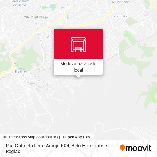 Rua Gabriela Leite Araujo 504 mapa