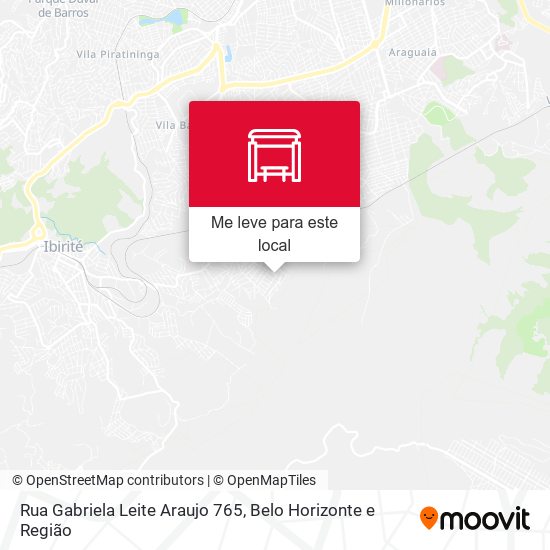 Rua Gabriela Leite Araujo 765 mapa