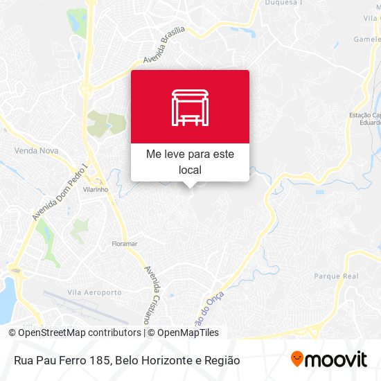 Rua Pau Ferro 185 mapa