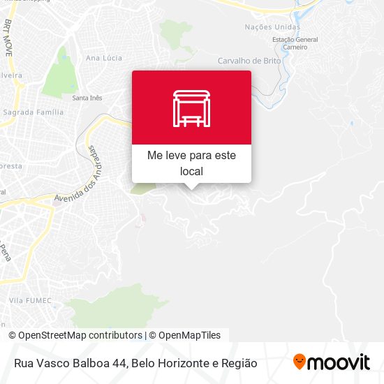 Rua Vasco Balboa 44 mapa