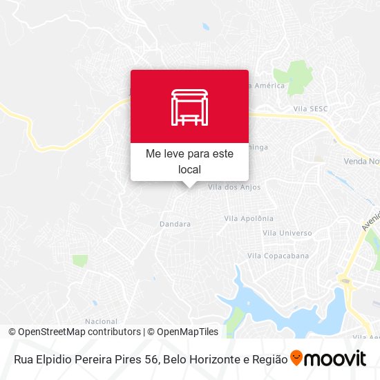 Rua Elpidio Pereira Pires 56 mapa