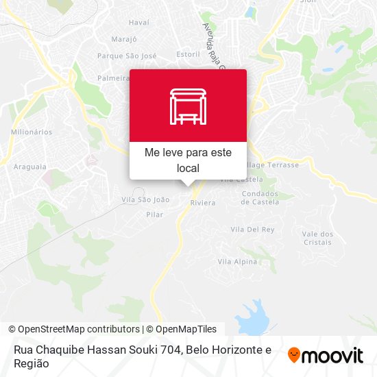Rua Chaquibe Hassan Souki 704 mapa