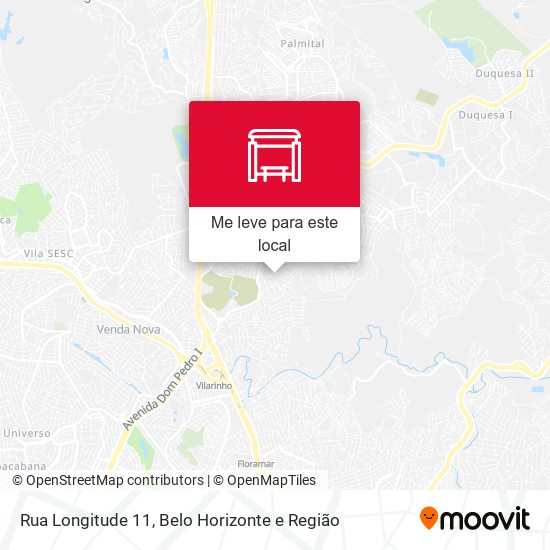 Rua Longitude 11 mapa