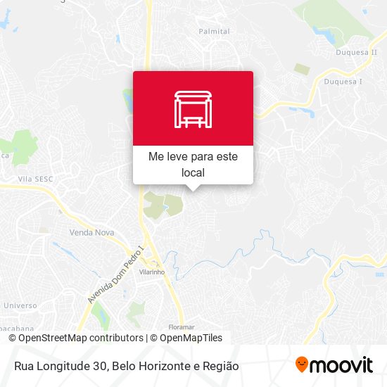 Rua Longitude 30 mapa