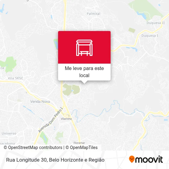 Rua Longitude 30 mapa