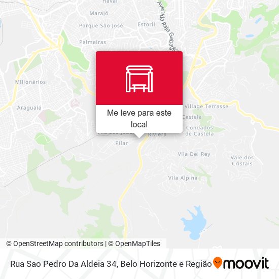 Rua Sao Pedro Da Aldeia 34 mapa