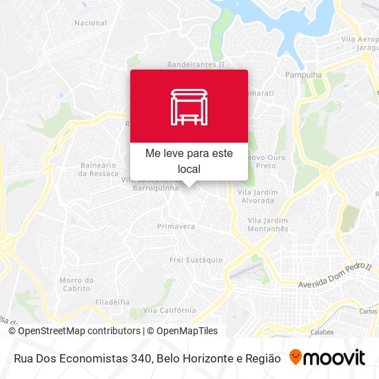 Rua Dos Economistas 340 mapa