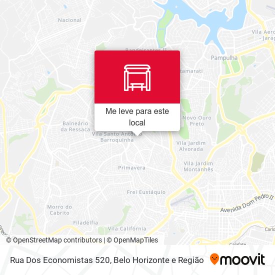 Rua Dos Economistas 520 mapa