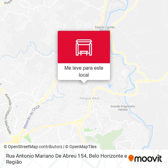 Rua Antonio Mariano De Abreu 154 mapa