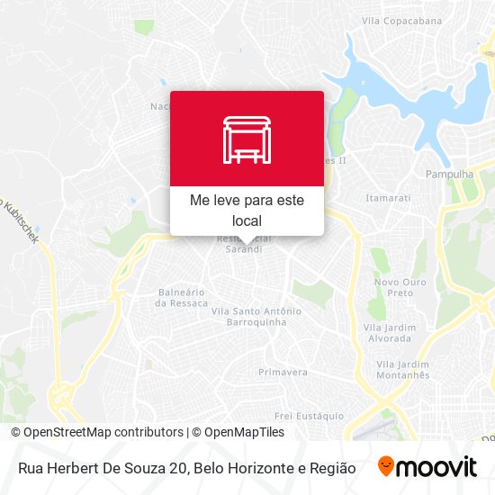Rua Herbert De Souza 20 mapa