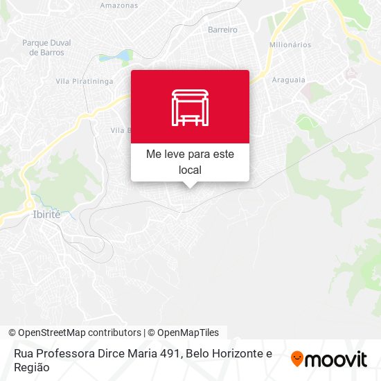 Rua Professora Dirce Maria 491 mapa