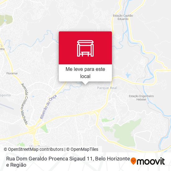 Rua Dom Geraldo Proenca Sigaud 11 mapa